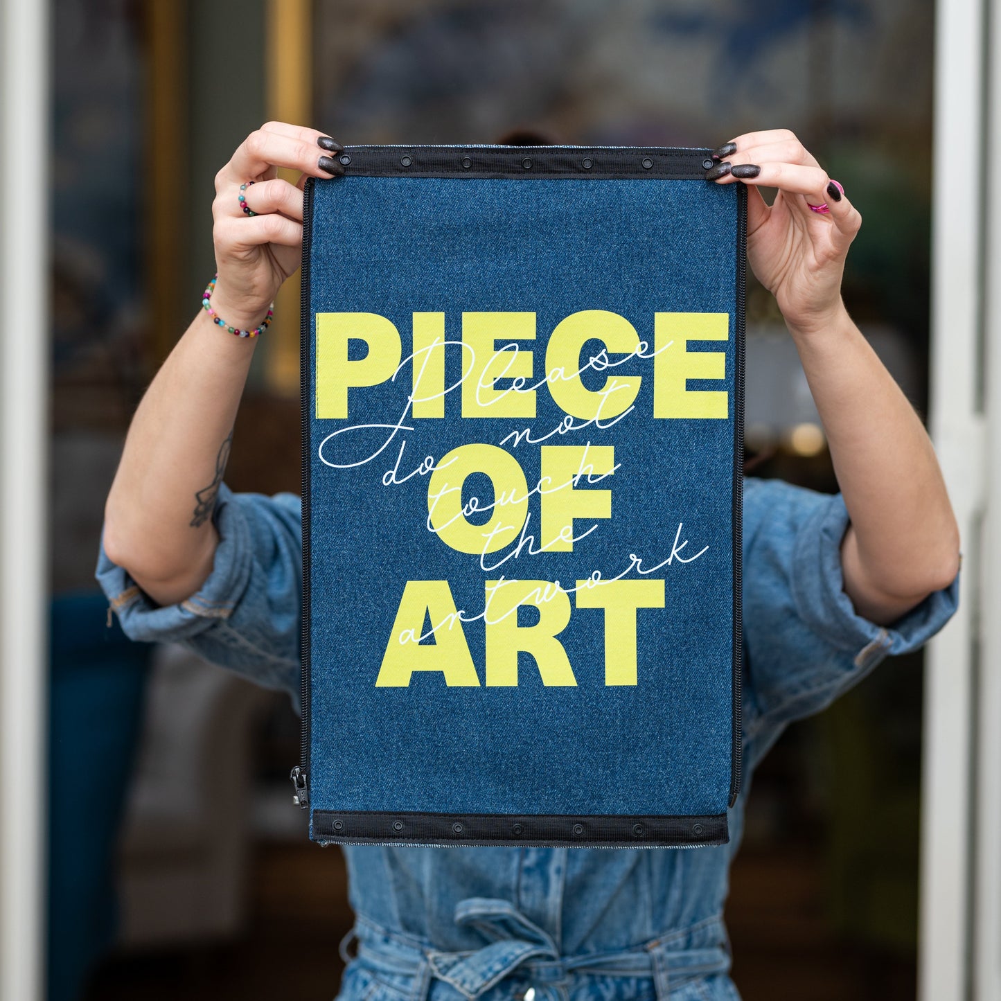 Interchangeable panel - Piece of art - MIDNIGHT BLUE
